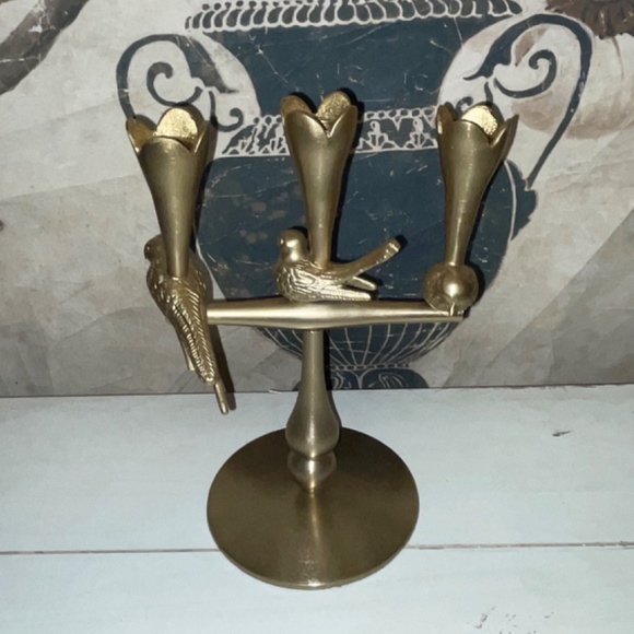 Anthropologie Marizia Sparrow Candle Holder-3 Taper
